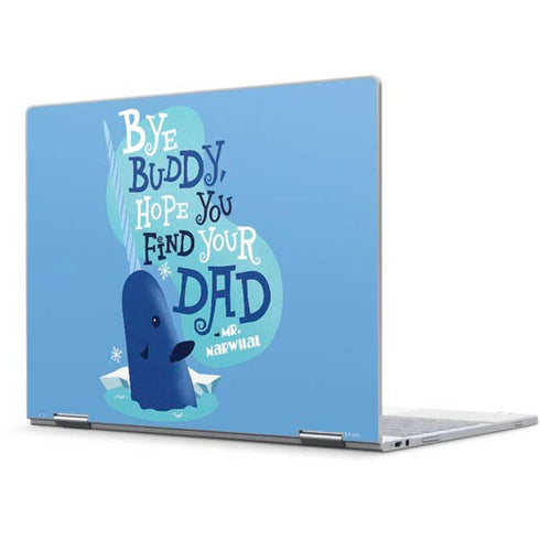 Elf Mr. Narwhal Farewell Pixelbook Skin